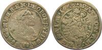 Haus Habsburg - Österreich - RDR 6 Kreuzer Leopold I. (1657 - 1705) -