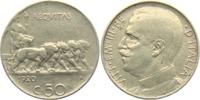 Italien 50 Centesimi Vittorio Emanuele III. (1900 - 1946) -