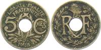 Frankreich 5 Centimes 5 Centimes - Lochgeld -