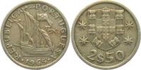 Portugal 2,50 Escudos Segelschiff - Schiffe - Seefahrt -