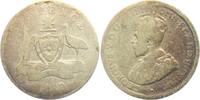 Australien 6 Pence George V. (1910 - 1936)- Känguruh und Emu -