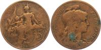 Frankreich 5 Centimes 3. Republik Frankreich (1870 - 1940) -
