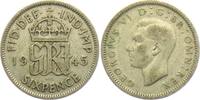 Großbritannien 6 Pence George VI. (1936 - 1952) -