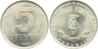 DDR 5 Pfennig Hammer und Zirkel -