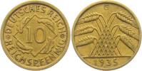 Weimarer Republik 10 Reichspfennig 10 Reichspfennig - Ähren -