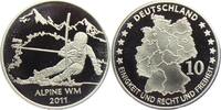 Deutschland - BRD Medaille Alpine Ski WM 2011 in Deutschland -