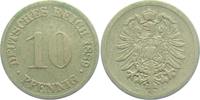 Kaiserreich 10 Pfennig 10 Pfennig - kleiner Adler -
