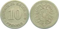Kaiserreich 10 Pfennig 10 Pfennig - kleiner Adler -