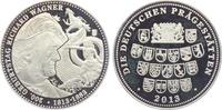 Deutschland - BRD Medaille Richard Wagner - Musik - Nibelungenlied - Drache -