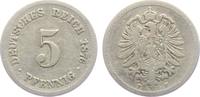 Kaiserreich 5 Pfennig 5 Pfennig - kleiner Adler -
