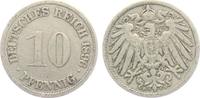 Kaiserreich 10 Pfennig 10 Pfennig - großer Adler -