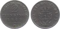 Preussen 2 Pfennig / 1/180 Taler Wilhelm I. (1861 - 1888) -