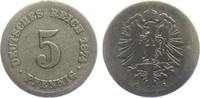 Kaiserreich 5 Pfennig 5 Pfennig - kleiner Adler -