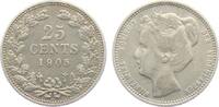 Niederlande 25 Cents Königin Wilhelmina (1890 - 1948) -