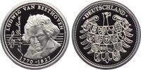 Deutschland - BRD Silbermedaille Ludwig van Beethoven - Musik - mit MDM-Echtheitszertifikat -
