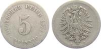 Kaiserreich 5 Pfennig 5 Pfennig - kleiner Adler -