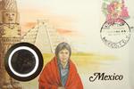 Mexico 1 Peso 1 Peso auf Numisbrief Mexico - Chichen Itza Tempel - Majas - Kultur - Kunst -