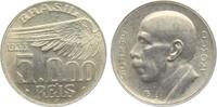 Brasilien 5000 Reis Adlerschwinge - Alberto Santos Dumont Flugpionier - Luftfahrt -