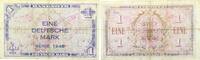 Deutschland 1 Mark Bank Deutscher Länder - Banknote - 1 Mark - Ornamente Vs & Rs -