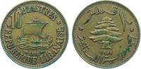 Libanon 10 Piastres Zeder - Baum -