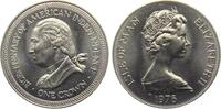 Insel Man 25 Pence / 1 Crown 200 Jahre Unabhängigkeit der USA - Georg Washington -