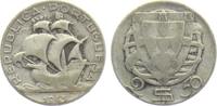 Portugal 2,50 Escudos Segelschiff - Schifffahrt - Schiffe -