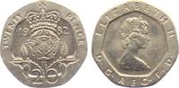 Großbritannien 20 Pence Blume - Flora - Natur -