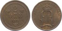 Schweden 2 Öre Oskar II. von Schweden (1872 - 1907) -