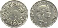 Schweiz 10 Rappen Kopf der Helvetia -
