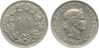 Schweiz 10 Rappen Kopf der Helvetia -