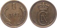 Dänemark 1 Öre Christian IX. von Dänemark (1863 - 1906) -