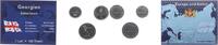 Georgien 8 Thertri 1,2 und 5 Thetri im Blister -