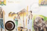 Sierra Leone 1/2 Cent auf Numisbrief Numisbrief - Einheimische - Affen - Schiff -