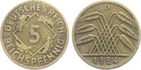 Weimarer Republik 5 Reichspfennig 5 Reichspfennig - mit Ährenbündel -