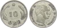 Dänemark 10 Öre Christian IX. von Dänemark (1863 - 1906) -