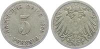 Kaiserreich 5 Pfennig 5 Pfennig - großer Adler -