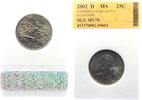USA 25 Cents Mississippi - Magnolien -