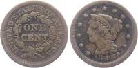 USA Large Cent 1 Cent - Large Cent - Braided Head -