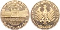 Berlin Medaille Reichstag in Berlin - vergoldet -
