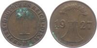 Weimarer Republik 1 Reichspfennig 1 Reichspfennig - mit Ährenbündel -