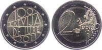 Lettland 2 Euro 100 Jahre Anerkennung Lettlands -