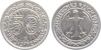 Weimarer Republik 50 Reichspfennig 50 Reichspfennig - mit Reichsadler -