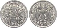 Weimarer Republik 50 Reichspfennig 50 Reichspfennig - mit Reichsadler -