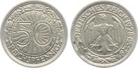 Weimarer Republik 50 Reichspfennig 50 Reichspfennig - mit Reichsadler -