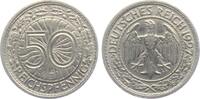Weimarer Republik 50 Reichspfennig 50 Reichspfennig - mit Reichsadler -