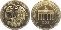 Deutschland - BRD Medaille Brandenburger Tor - Einigkeit und Recht und Freiheit - Bundesadler mit Wappen -