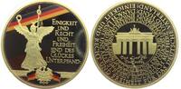 Deutschland - BRD Medaille Deutsche Nationalhymne - Einigkeit und Recht und Freiheit sind des Glückes... -