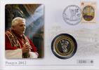 Vatikan Medaille auf Numisbrief Papst Benedikt XVI. - Ostern 2012 -