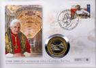 Vatikan Medaille auf Numisbrief Papst Benedikt XVI. - 500 Jahre Deckenfresken der Sixtinischen Kapelle -