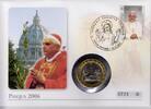 Vatikan Medaille auf Numisbrief Papst Benedikt XVI. - Ostern 2006 -